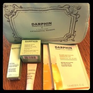 Darphin Paris makeup bag with skincare samples